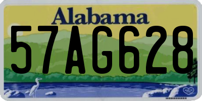 AL license plate 57AG628