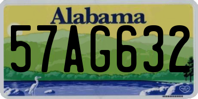 AL license plate 57AG632