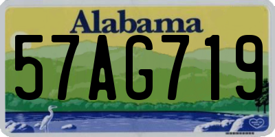 AL license plate 57AG719