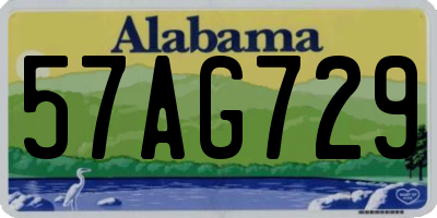 AL license plate 57AG729