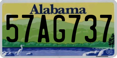 AL license plate 57AG737