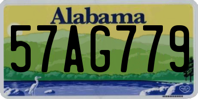 AL license plate 57AG779