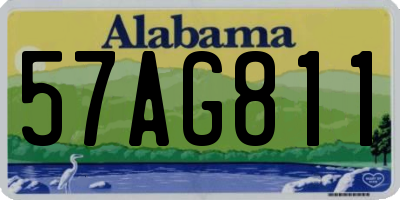 AL license plate 57AG811