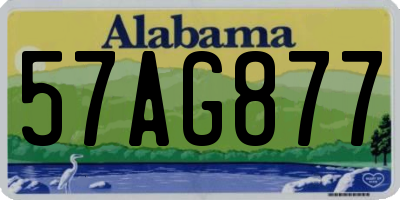 AL license plate 57AG877