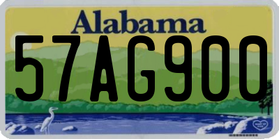 AL license plate 57AG900