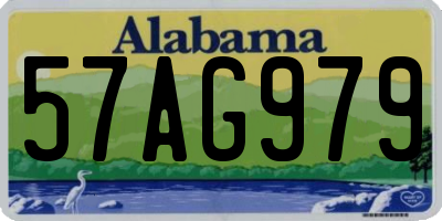AL license plate 57AG979