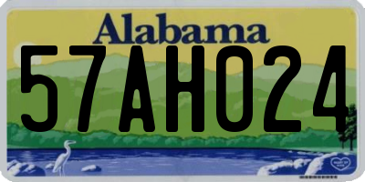 AL license plate 57AH024