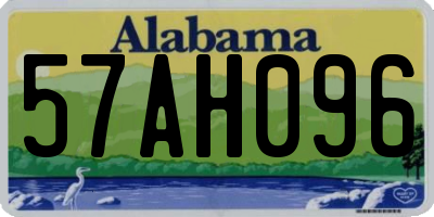 AL license plate 57AH096