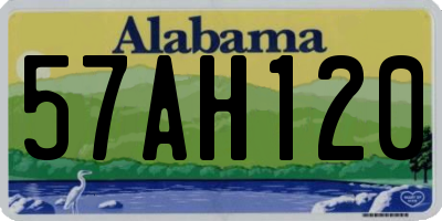 AL license plate 57AH120