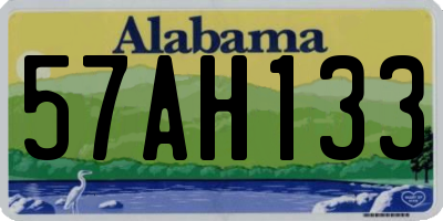 AL license plate 57AH133