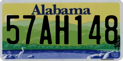 AL license plate 57AH148
