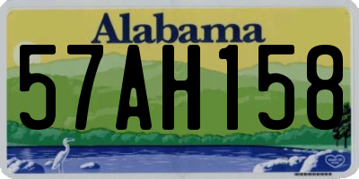 AL license plate 57AH158