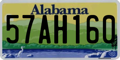 AL license plate 57AH160
