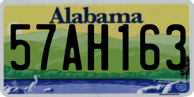 AL license plate 57AH163