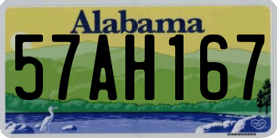 AL license plate 57AH167