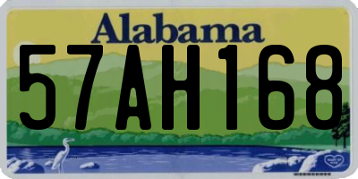 AL license plate 57AH168