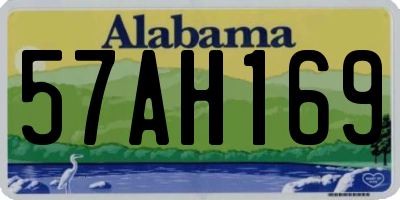AL license plate 57AH169