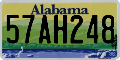 AL license plate 57AH248