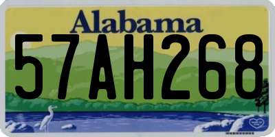 AL license plate 57AH268