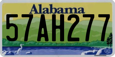 AL license plate 57AH277