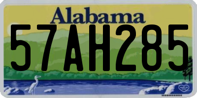 AL license plate 57AH285