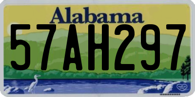 AL license plate 57AH297