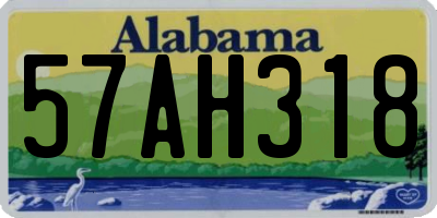 AL license plate 57AH318