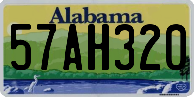 AL license plate 57AH320