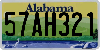 AL license plate 57AH321