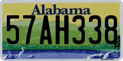AL license plate 57AH338