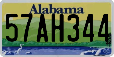 AL license plate 57AH344