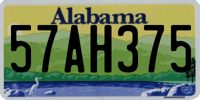 AL license plate 57AH375