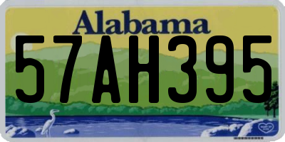 AL license plate 57AH395