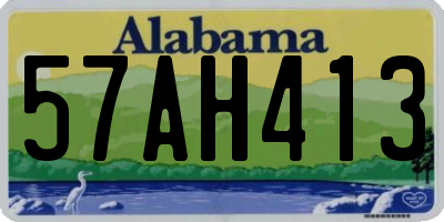 AL license plate 57AH413