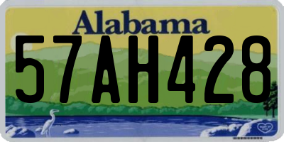 AL license plate 57AH428