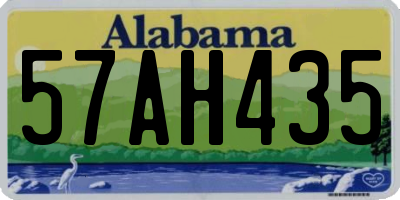 AL license plate 57AH435