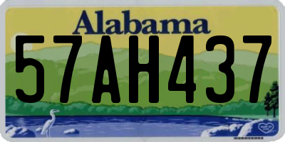 AL license plate 57AH437