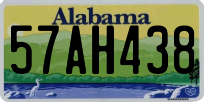 AL license plate 57AH438