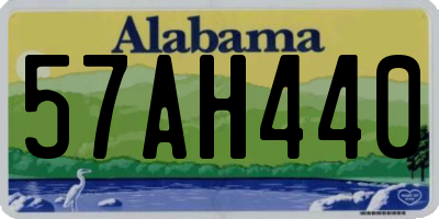 AL license plate 57AH440