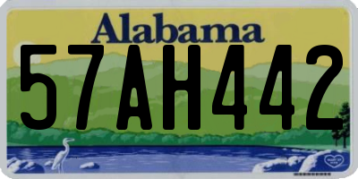 AL license plate 57AH442