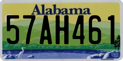 AL license plate 57AH461