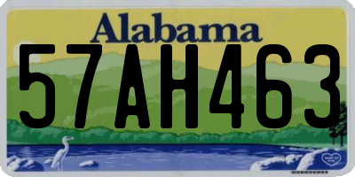 AL license plate 57AH463