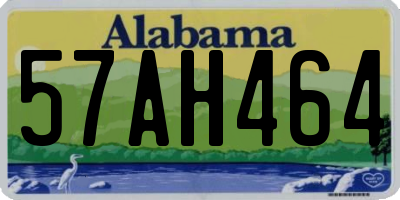 AL license plate 57AH464