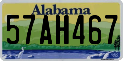 AL license plate 57AH467
