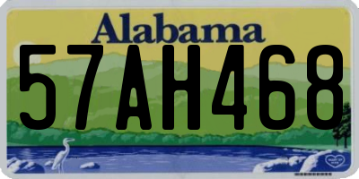 AL license plate 57AH468