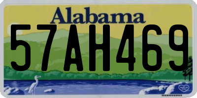 AL license plate 57AH469