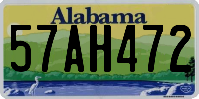 AL license plate 57AH472