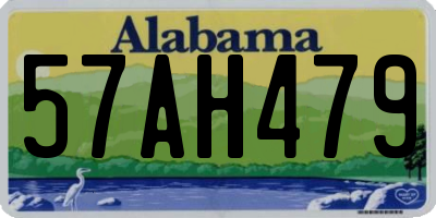 AL license plate 57AH479