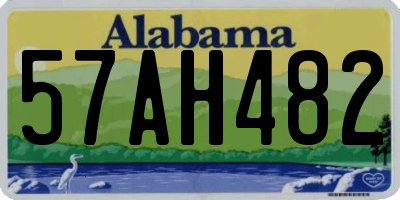 AL license plate 57AH482