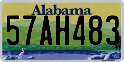 AL license plate 57AH483